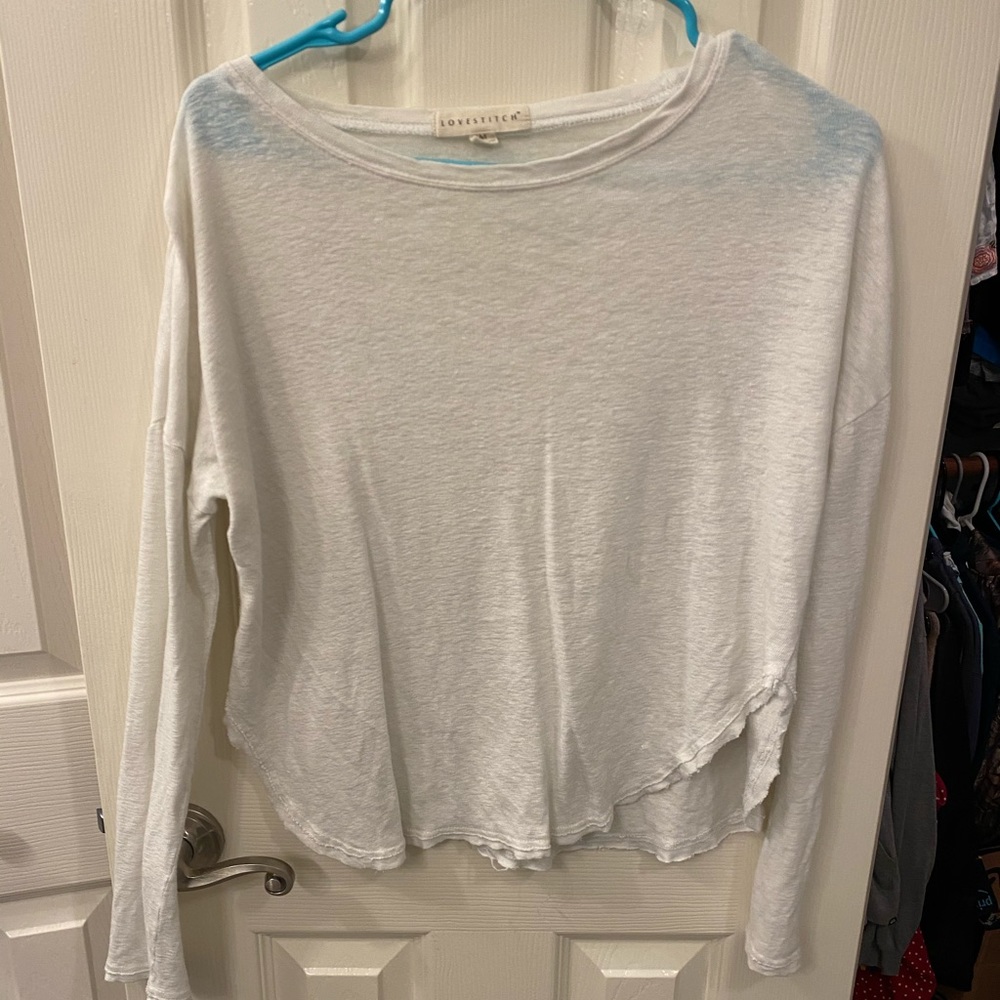 Lovestitch Cropped Long Sleeve
